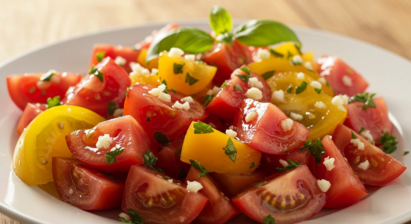 Tomato Garlic Salad